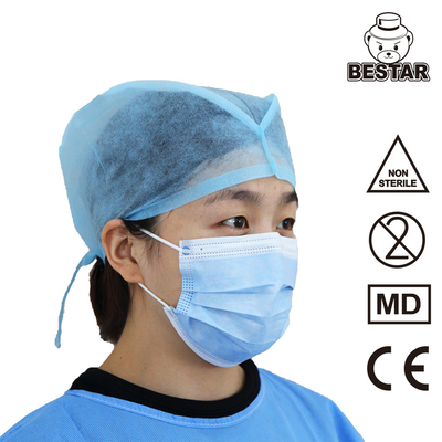 Látex descartável do EN 14683 da máscara protetora da poluição do uso do ODM máscara livre do único
