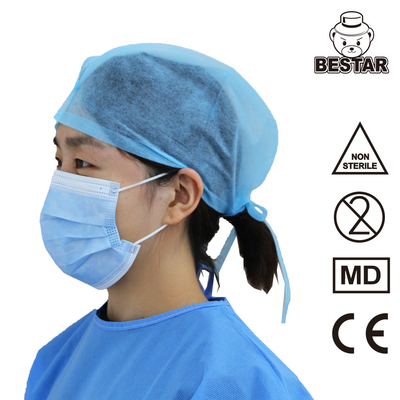 máscara azul descartável dos SPP da máscara médica da proteção do vírus 3ply